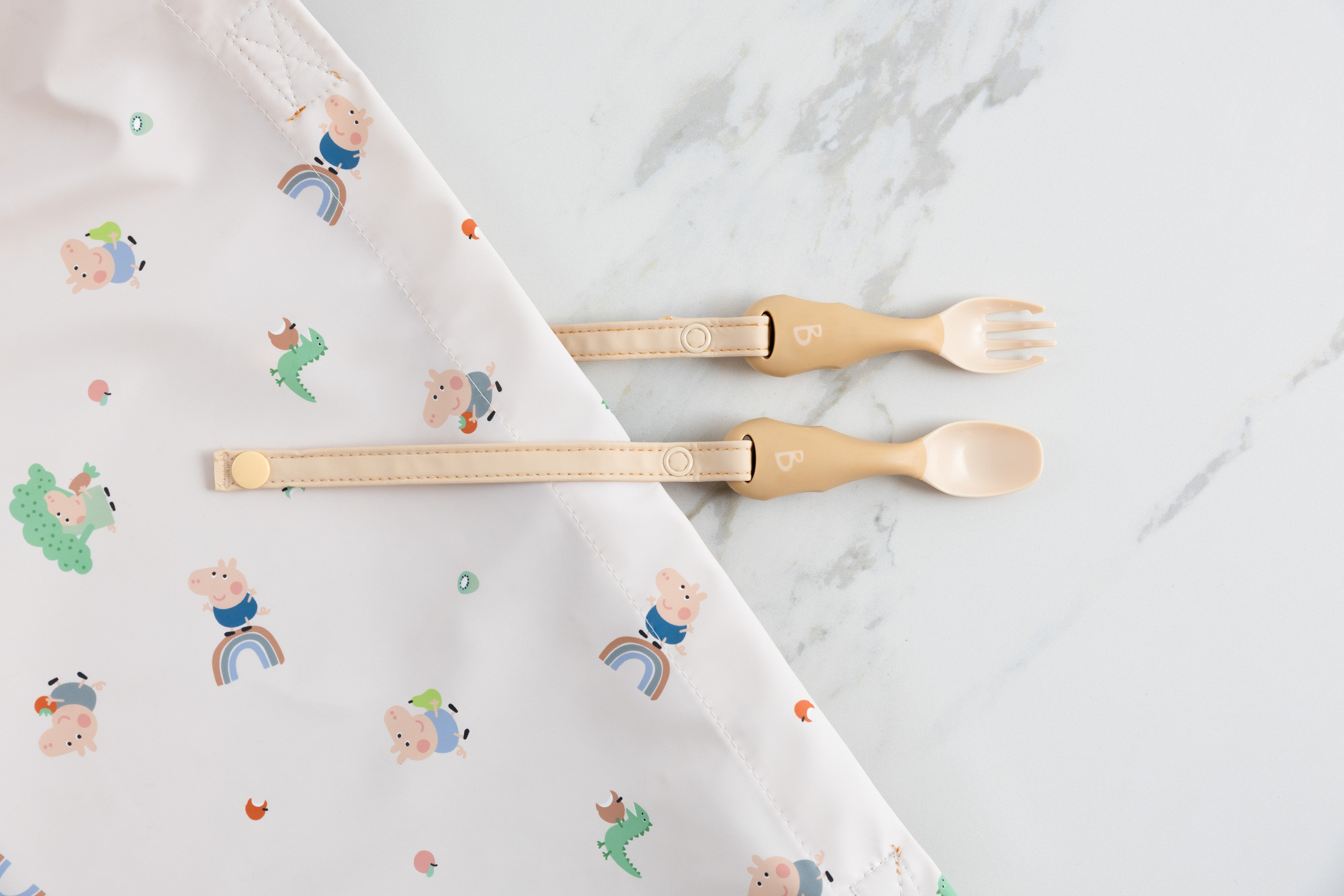 Bibado Handi Cutlery (Pack of Fork & Spoon) - Available in Blush/Dawn