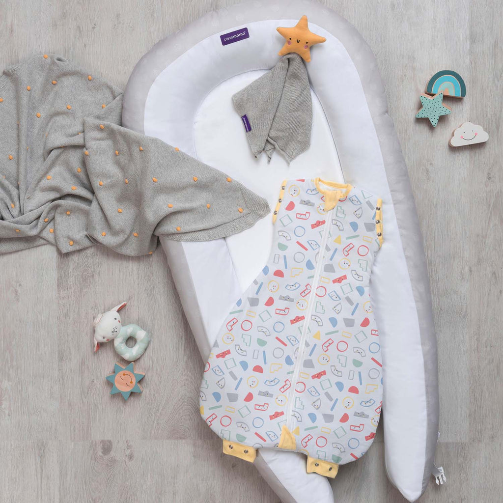 Clevamama 3 in 1 Nite Nite Romper & Sleep Bag - 2.5Tog (0-9 months)