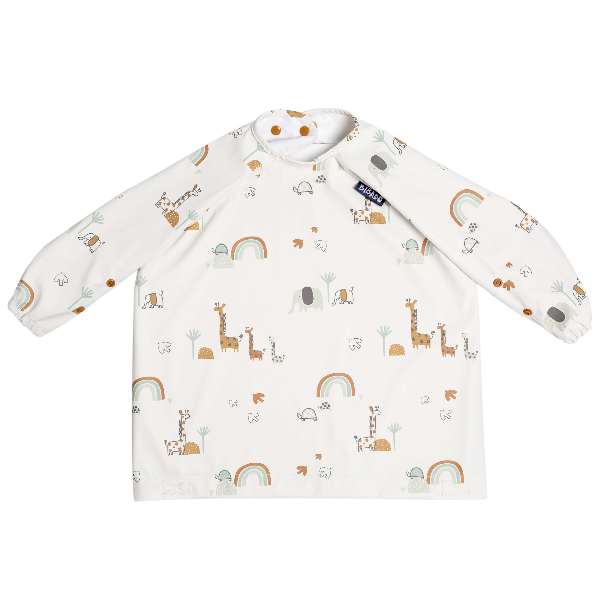 Bibado Coverall Weaning Bib (Available in Botanical Bunnies/Chasing Rainbows/George Pig/Peppa Pig/Serengeti Spaghetti)