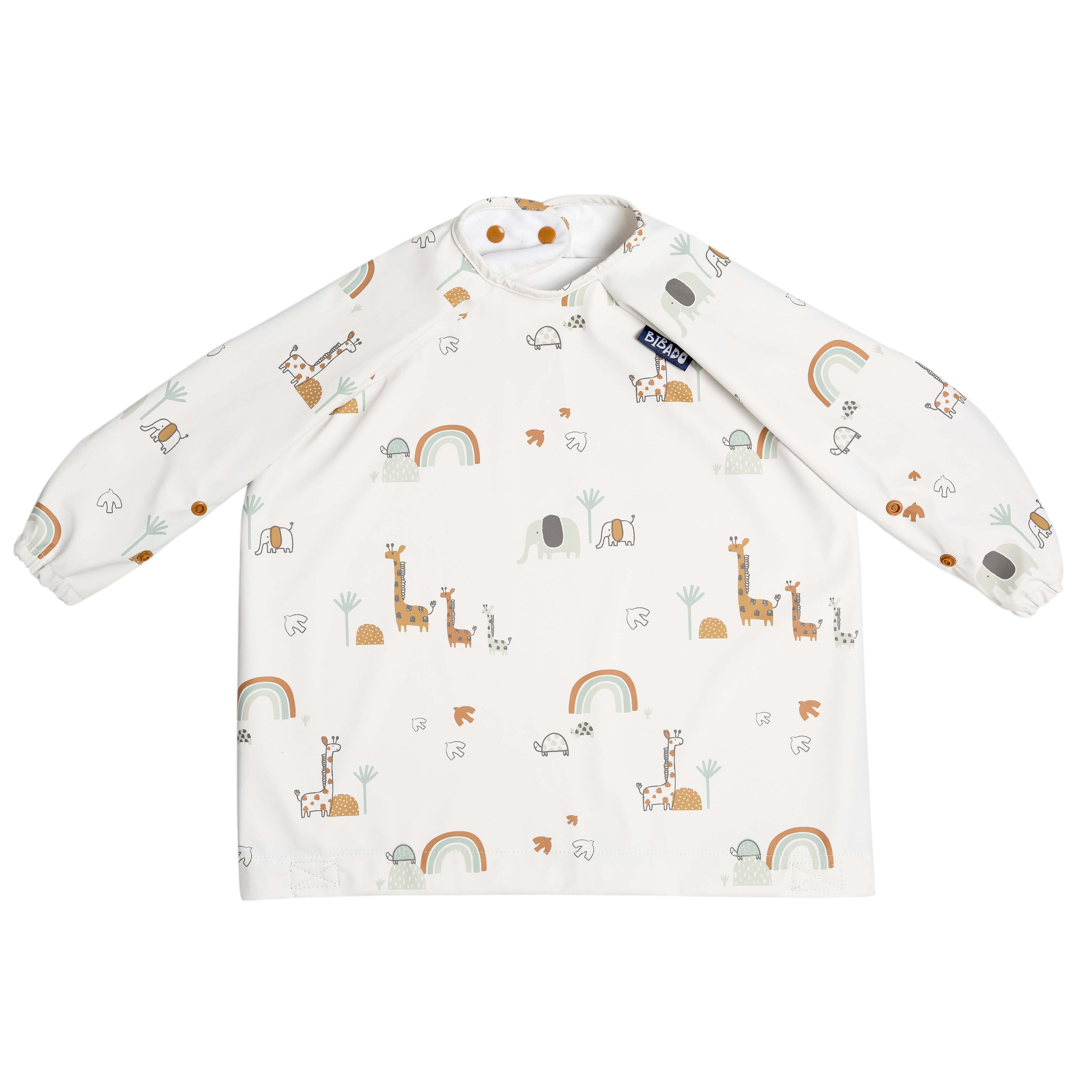 Bibado Coverall Weaning Bib (Available in Botanical Bunnies/Chasing Rainbows/George Pig/Peppa Pig/Serengeti Spaghetti)