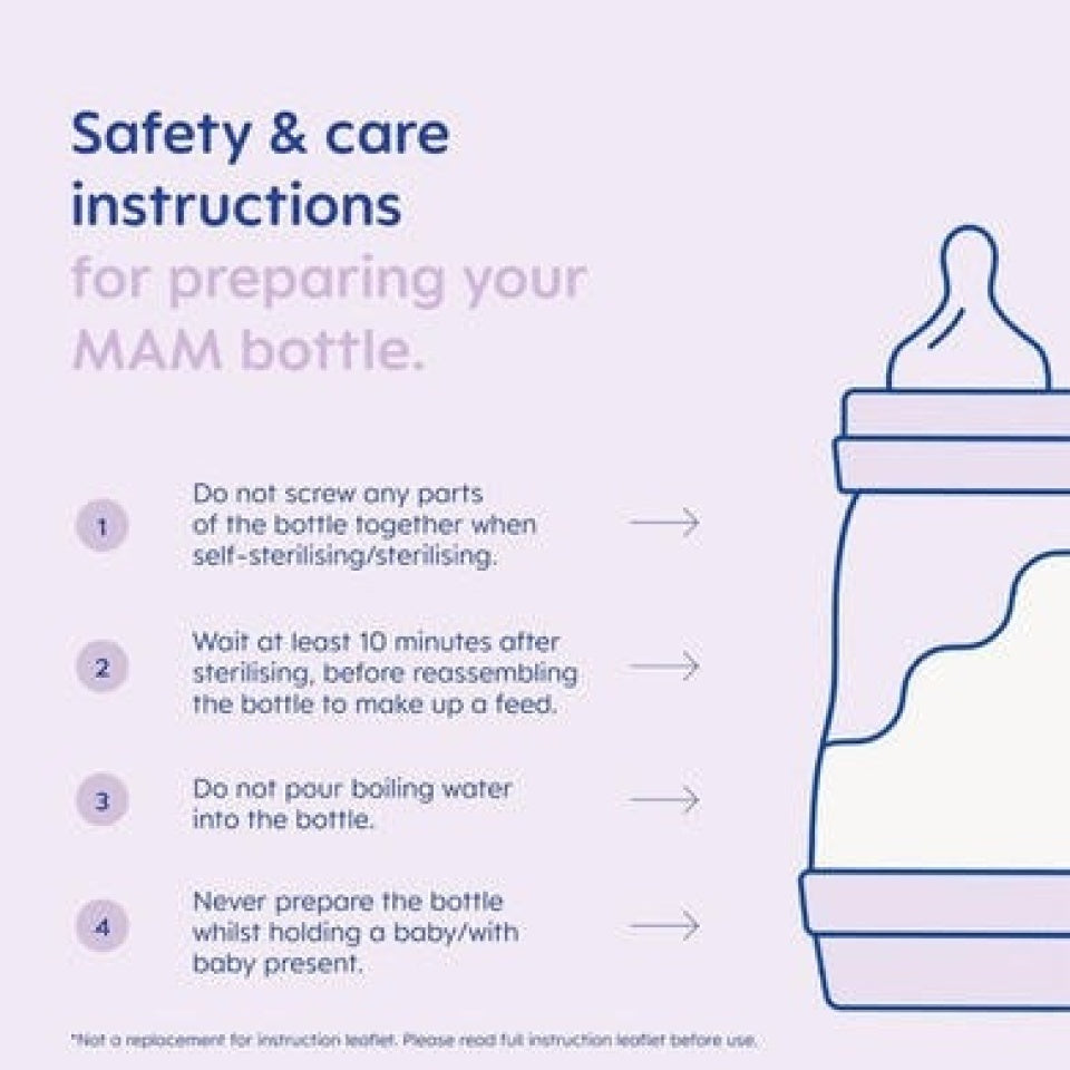 MAM Easy Start Bottles 160mls (Pack of 3) - Girl