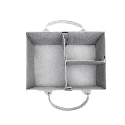 Kono Grey Felt Caddy Organiser With Storage
