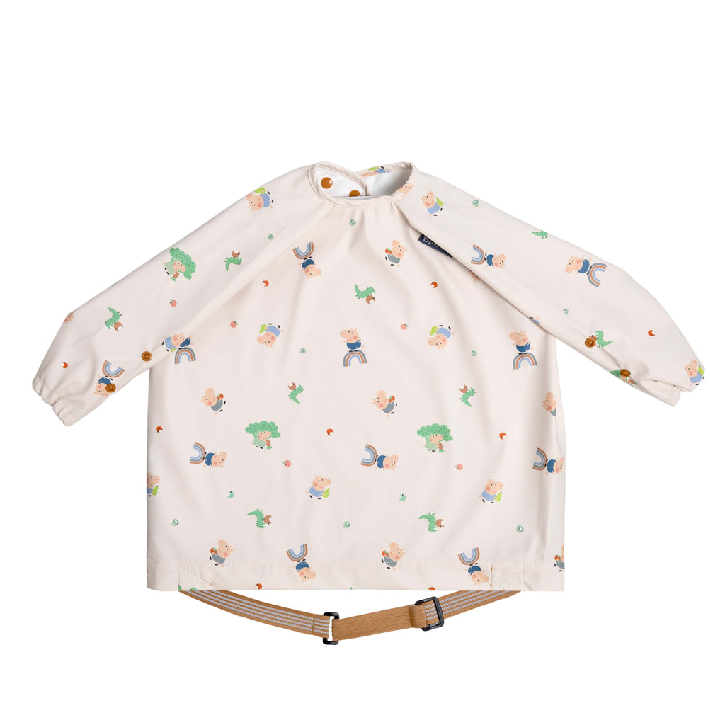 Bibado Coverall Weaning Bib (Available in Botanical Bunnies/Chasing Rainbows/George Pig/Peppa Pig/Serengeti Spaghetti)