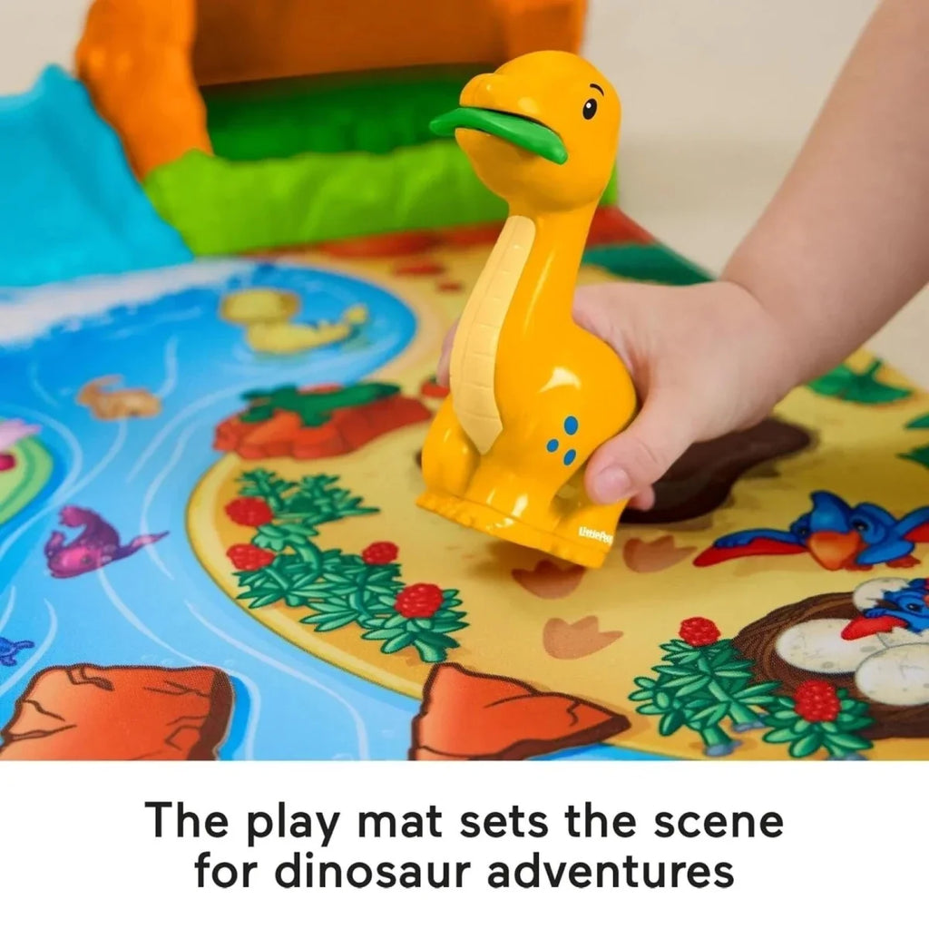 Fisher-Price Little People Dinosaur Village & Playmat Playset