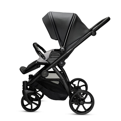 Noordi Fjordi V2 Leather 2in1 Pushchair with ThermoCot™ Carrycot, Shadow Grey