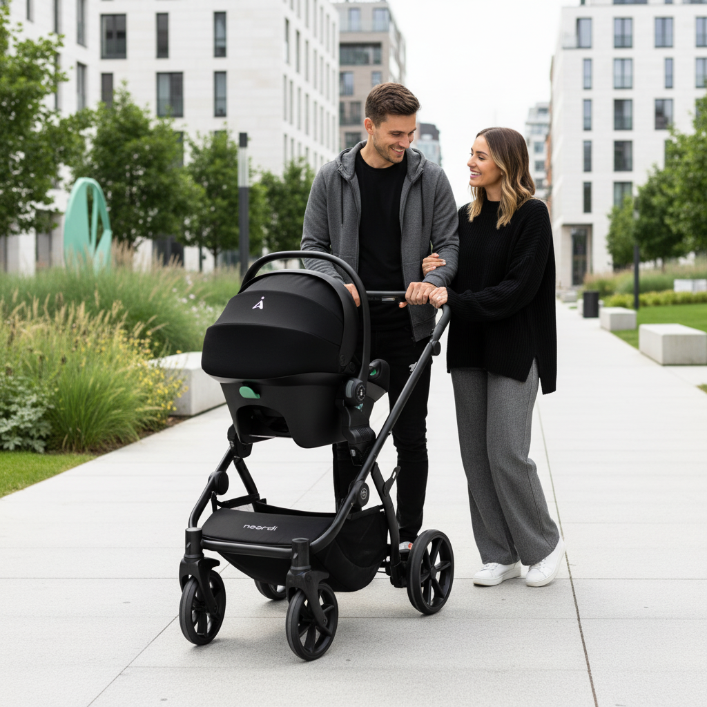 Noordi Sole V3 3in1 with Terra Car Seat, Woodland Green