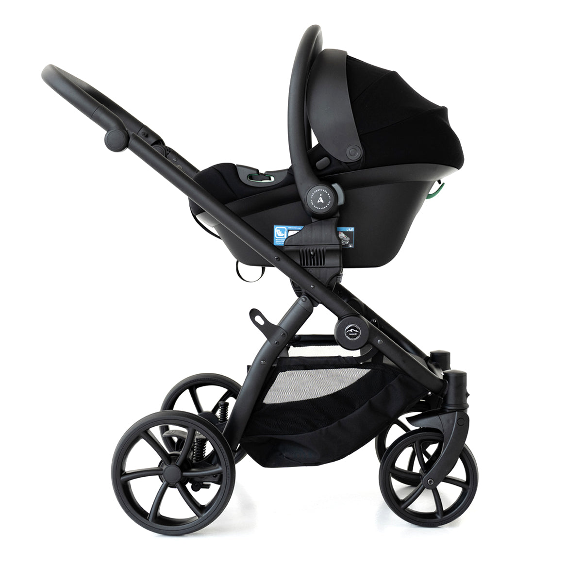 Noordi Fjordi V2 2in1 Pushchair with ThermoCot™ Carrycot, Alpine Moss