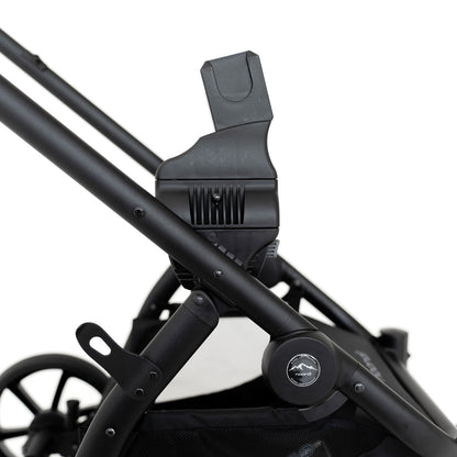 Noordi Fjordi V2 Leather 2in1 Pushchair with ThermoCot™ Carrycot, Shadow Grey