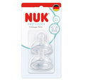 NUK Silicone Bottle Teat 3 Months + (Medium Hole) - Pack of 2