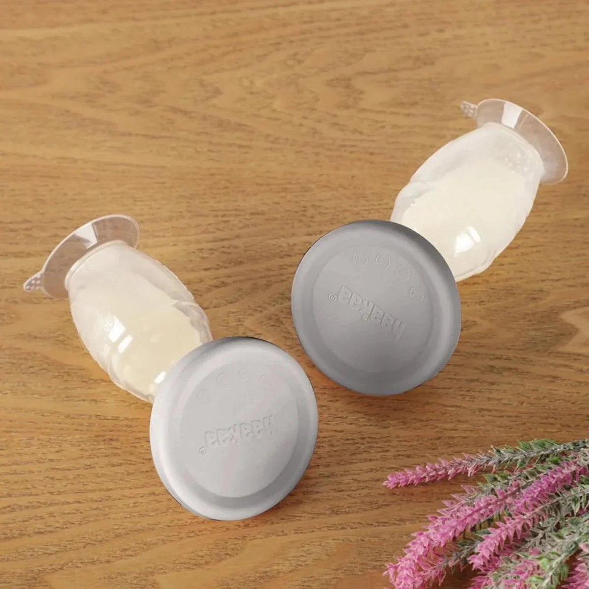 Haakaa Gen. 2 Silicone Breast Pump & Cap Set 100ml - Grey
