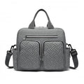 Grey Functional Baby Changing Shoulder Bag - Little Lug