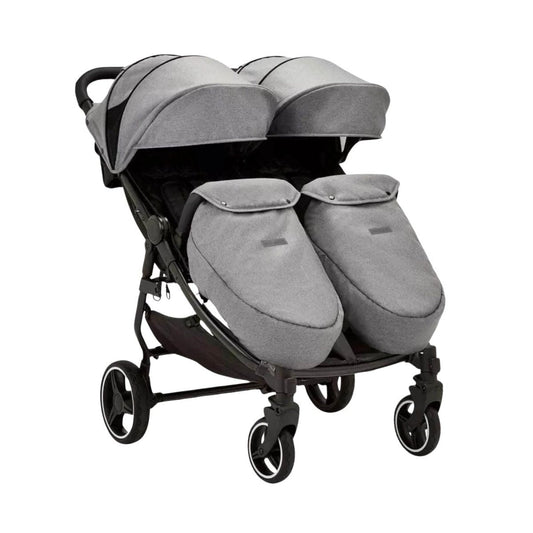 Ickle Bubba Venus Max Double Stroller - Space Grey