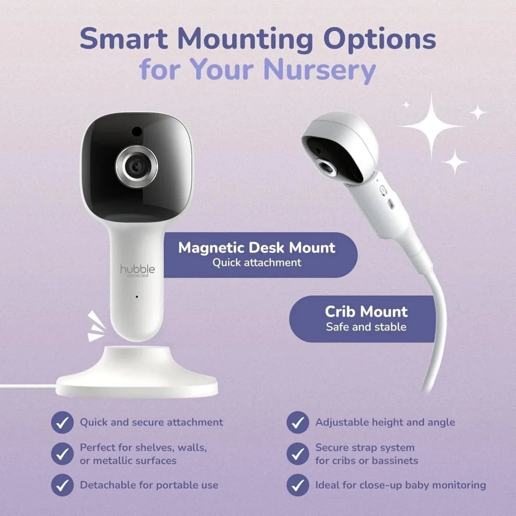 Hubble Pal SkyVision AI Pro 5" Video Baby Camera & Monitor