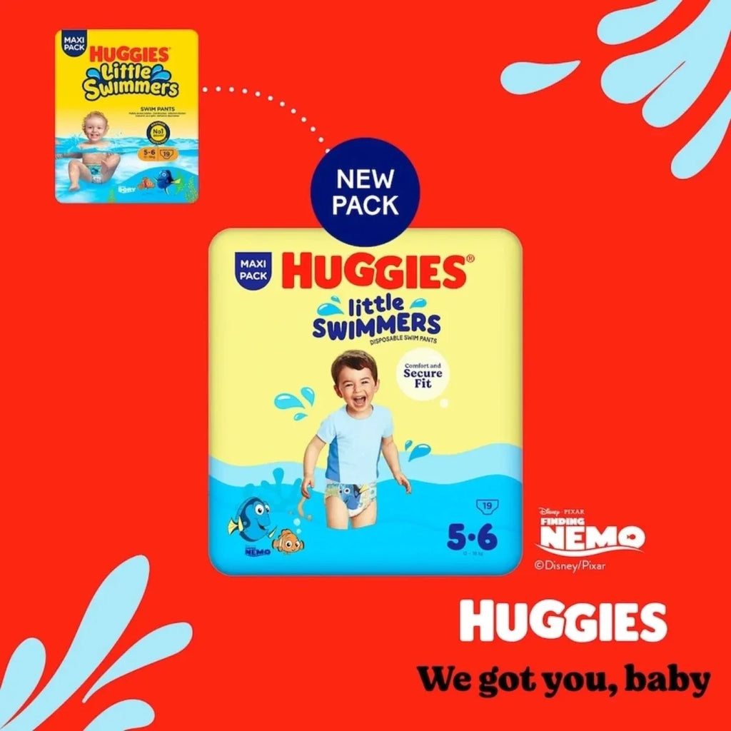Huggies Little Swimmers Size 5-6 - 19 nappies