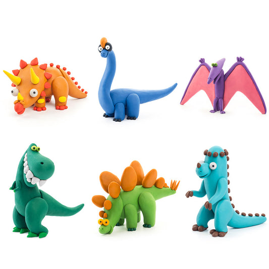 Hey Clay Dinos Large 15 Can Set