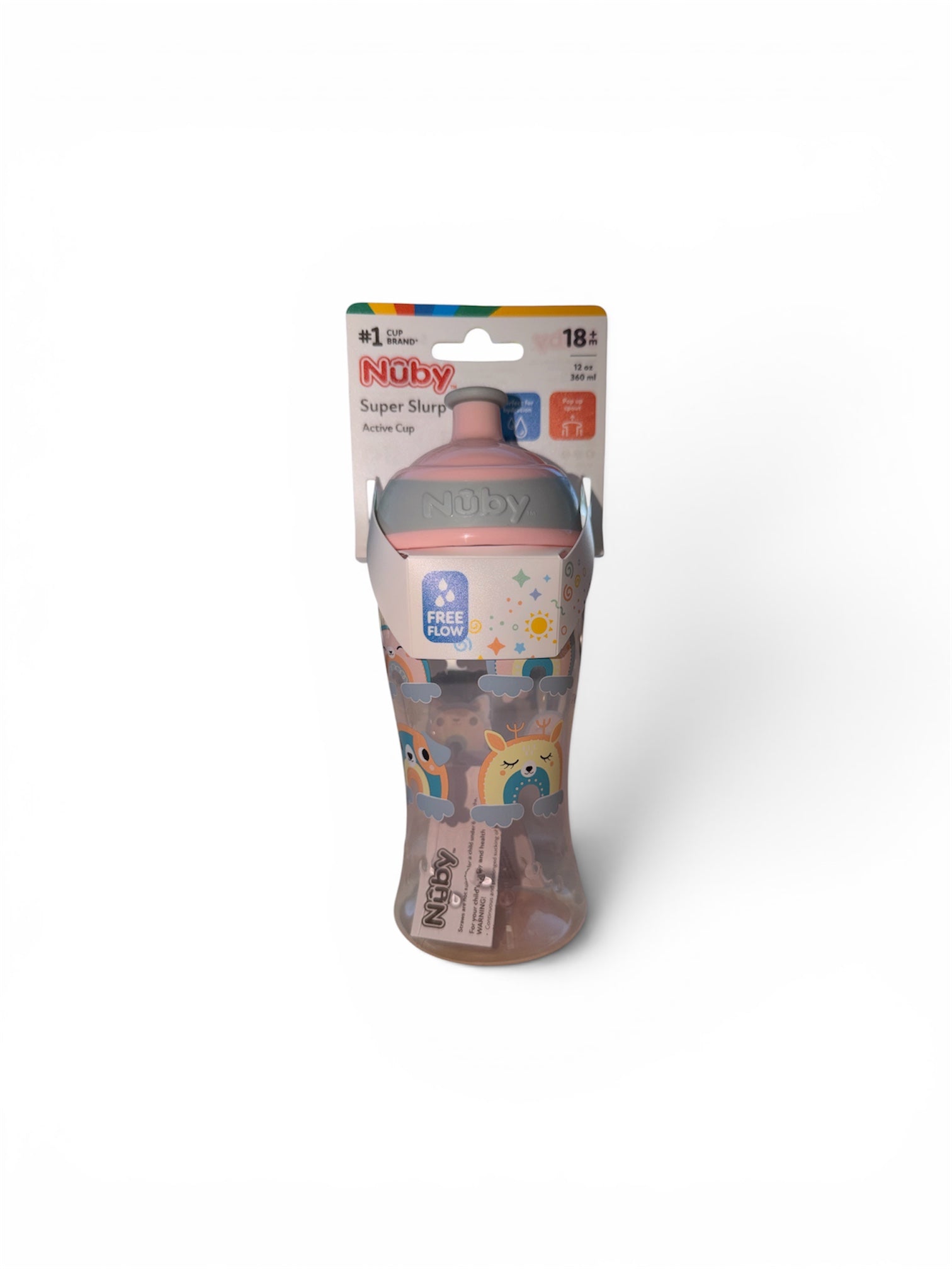 Nuby Super Slurp Water Bottle (Pack of 1) - 360ml
