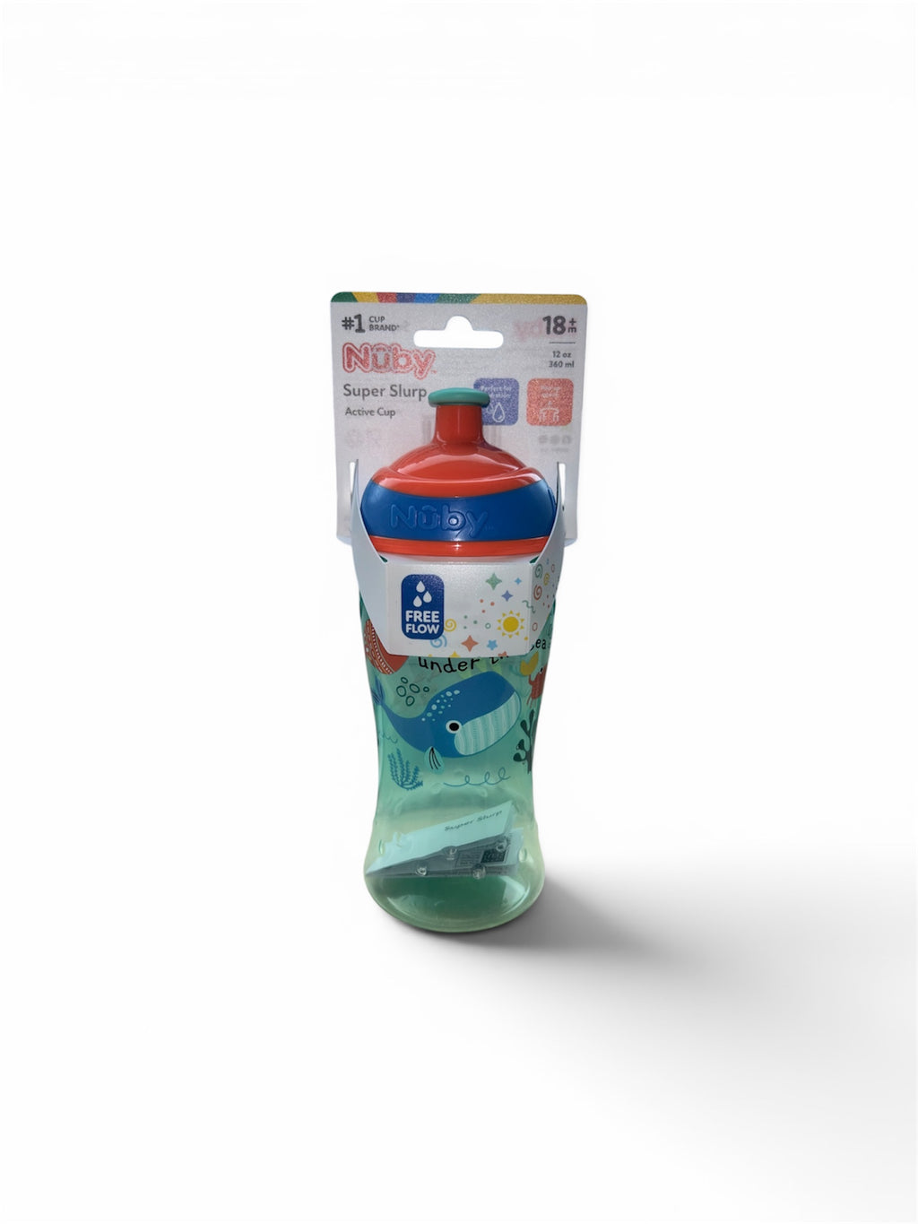 Nuby Super Slurp Water Bottle (Pack of 1) - 360ml