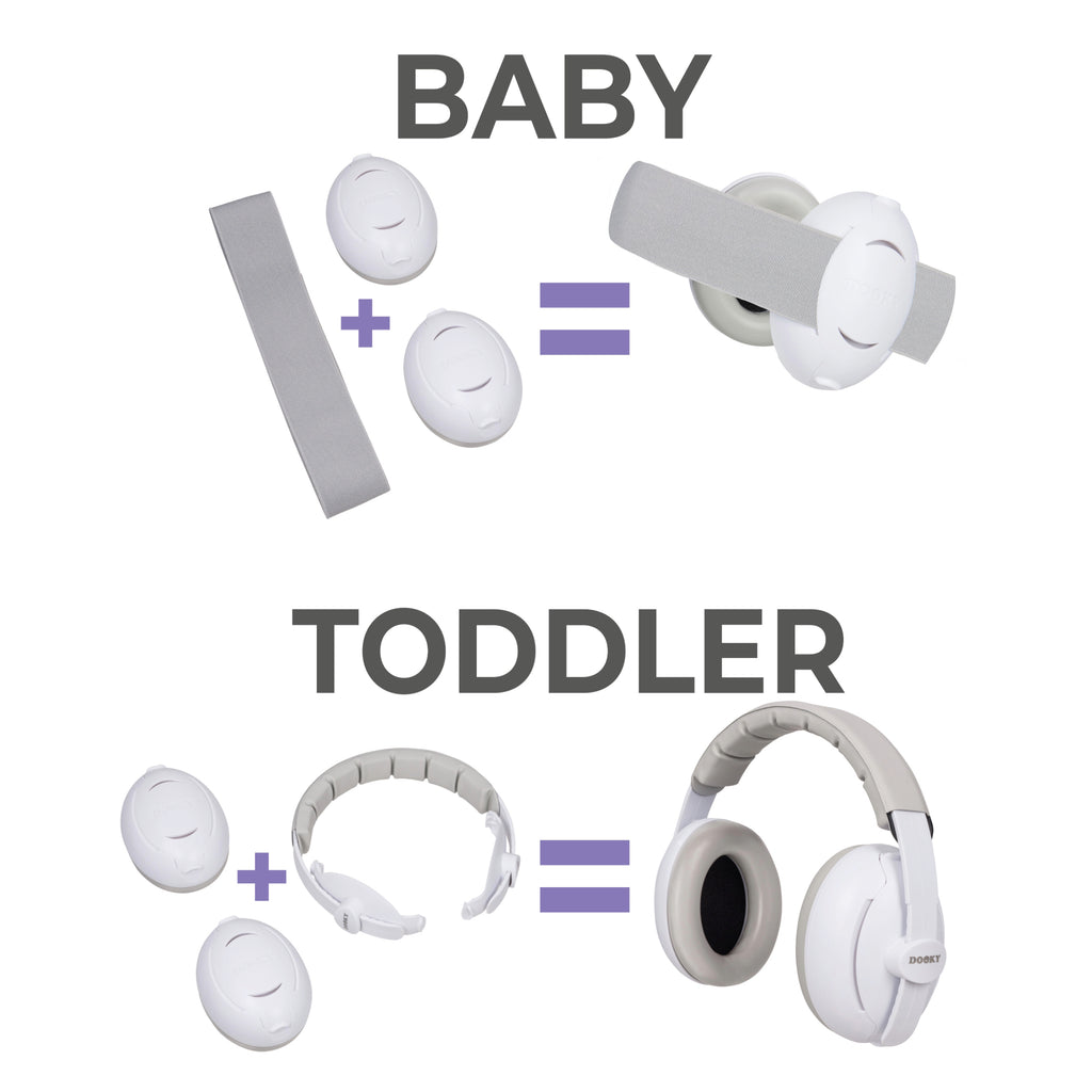 Dooky Ear Baby Protection (Junior - White)