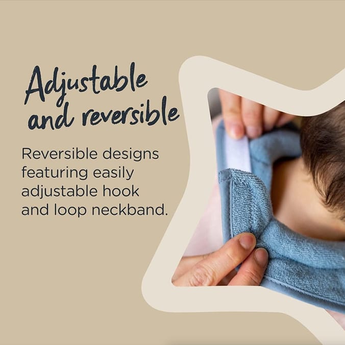 Tommee Tippee Comfee Fit Milk Feeding Bibs - Assorted Designs (Pack of 2)