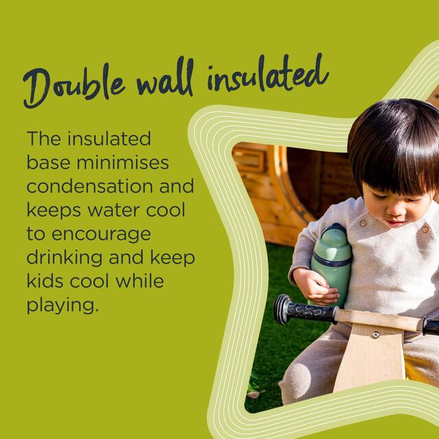 Tommee Tippee Insulated Straw Bottle - 12M+ (NEW Assorted Designs)