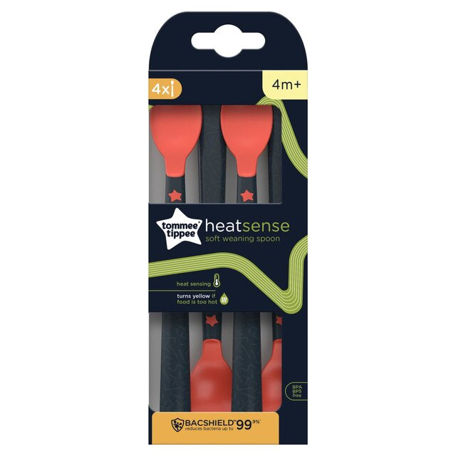 Tommee Tippee Heatsense Weaning Spoons (Pack of 4)