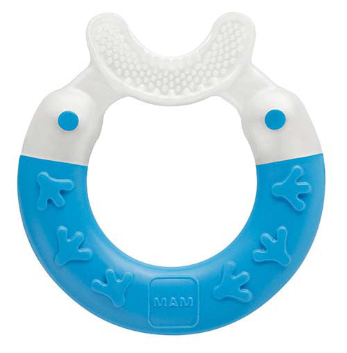 MAM Bite & Brush Teether (Blue)