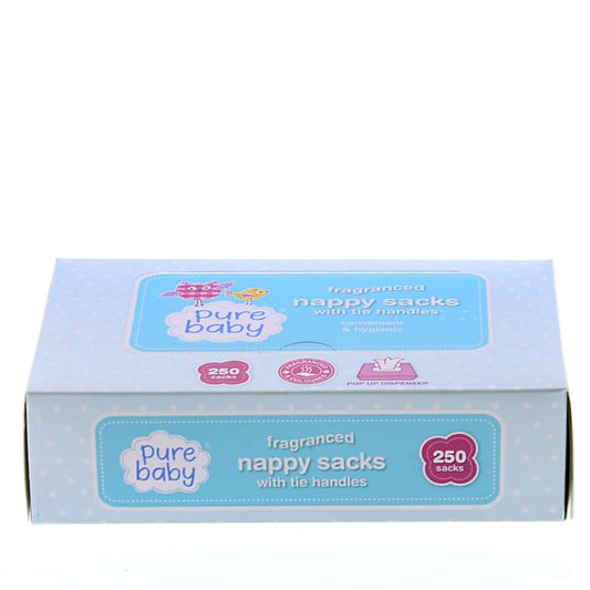 Pure Baby Fragranced Nappy Sacks with Tie Handles (Pack of 250)