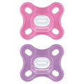 MAM Comfort Silicone Soother (0-3 Months) - Pink (Pack of 2)