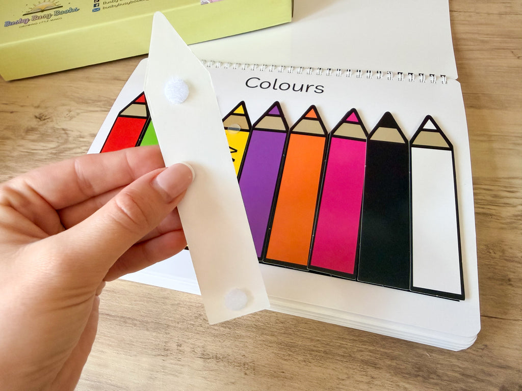 Book 1 - Age 2-4 Years - Toddler Busy Book
