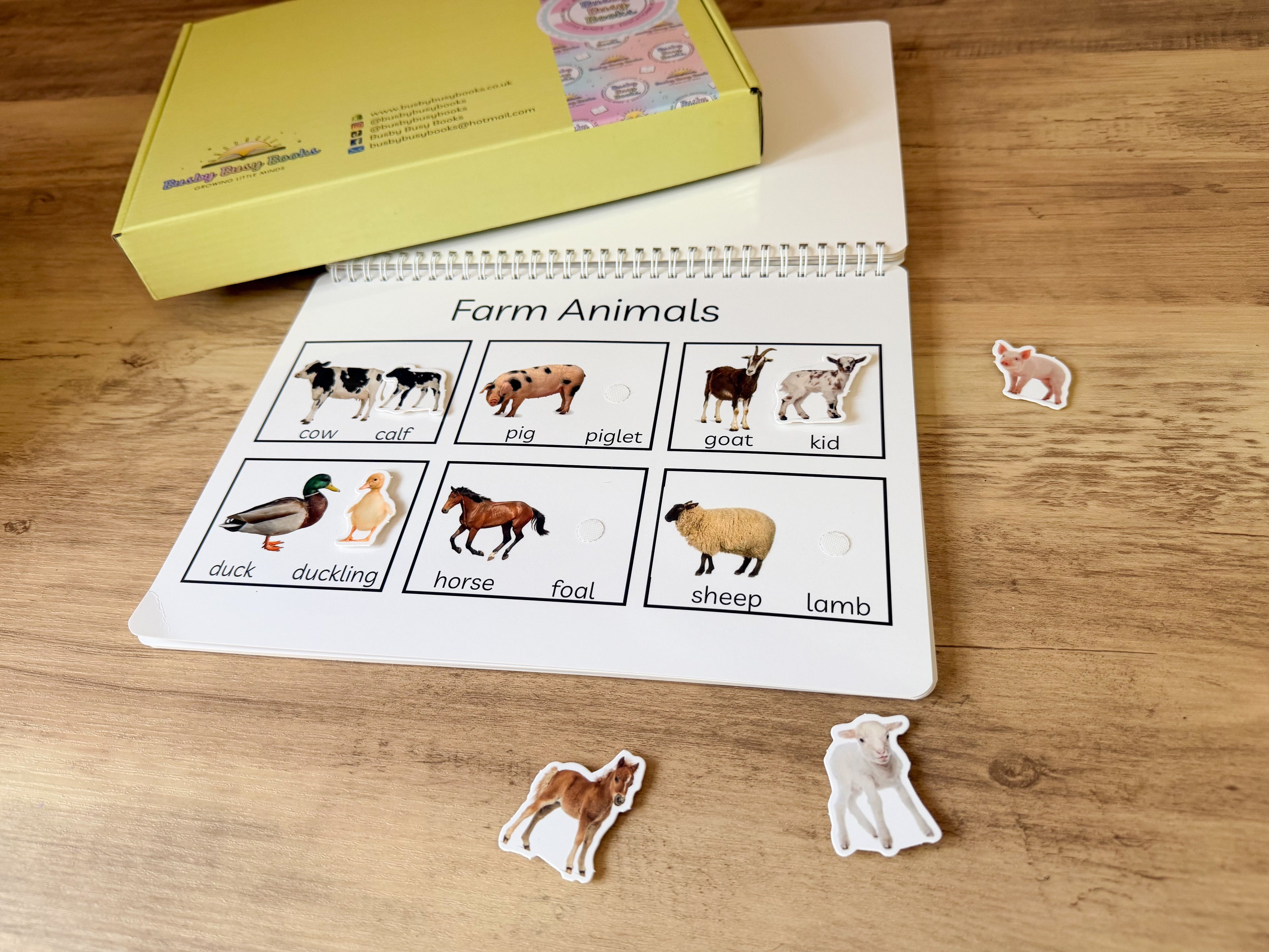 Book 1 - Age 2-4 Years - Toddler Busy Book