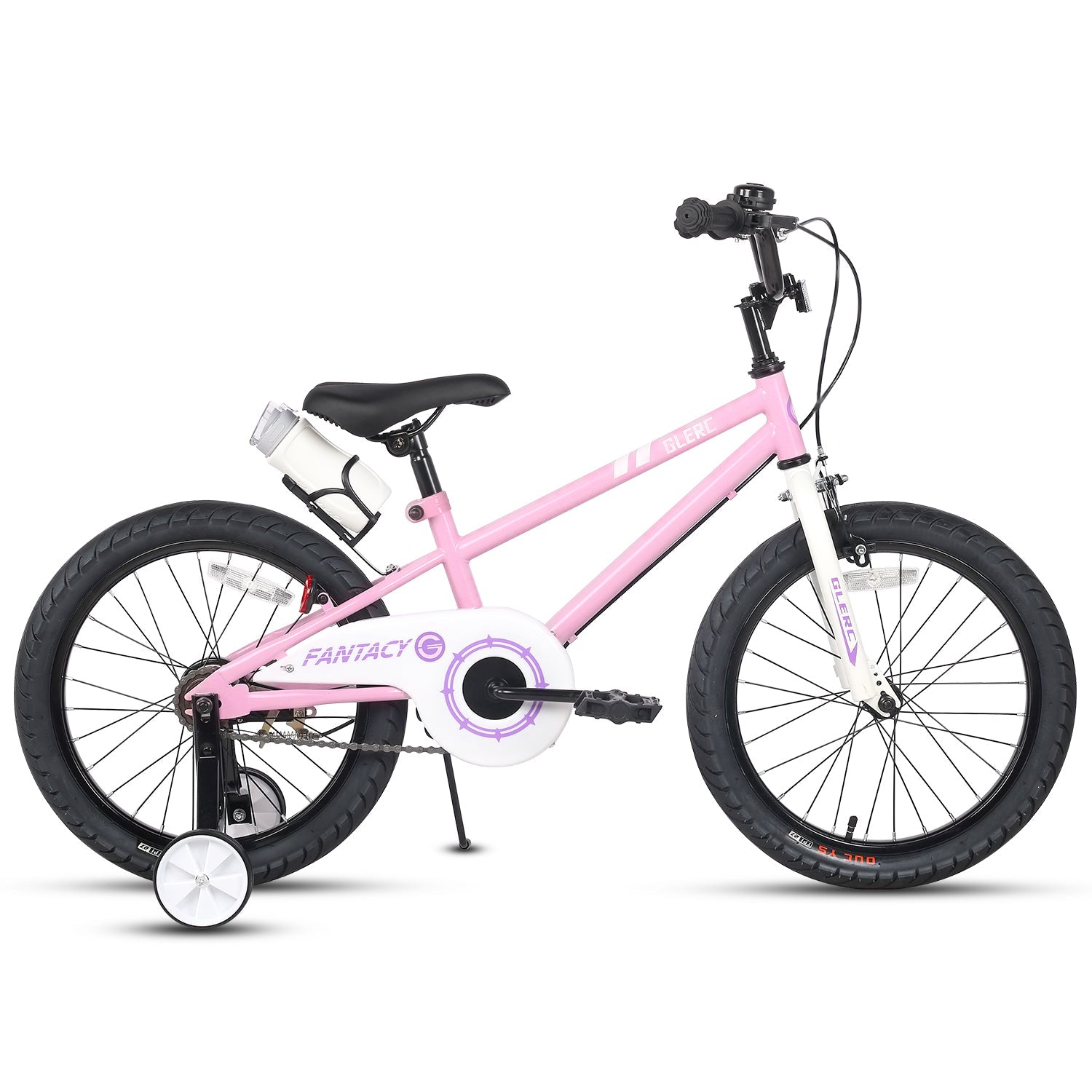 Glerc 18 Inch Kids Bike with Water Bottle - Fantacy