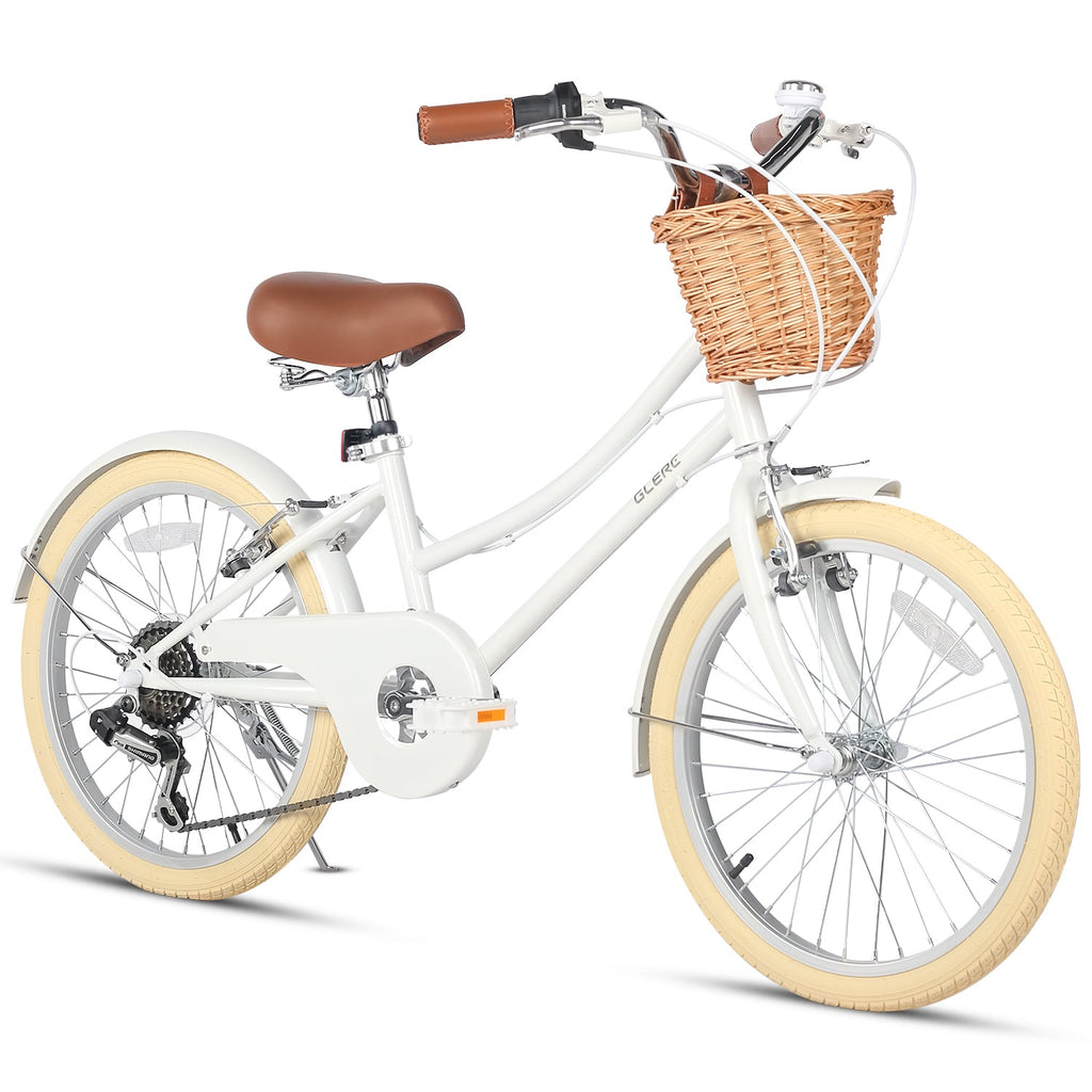 Glerc 20 Inch Beach Cruiser Hybrid Kids Bike - Missy