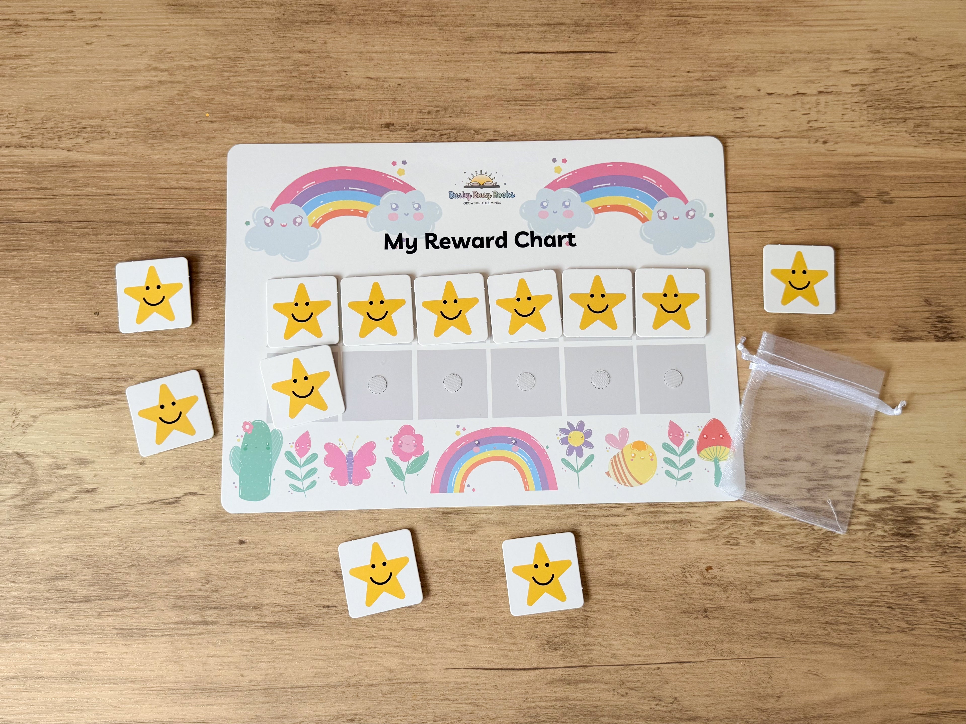 Reward Chart - Rainbow Theme