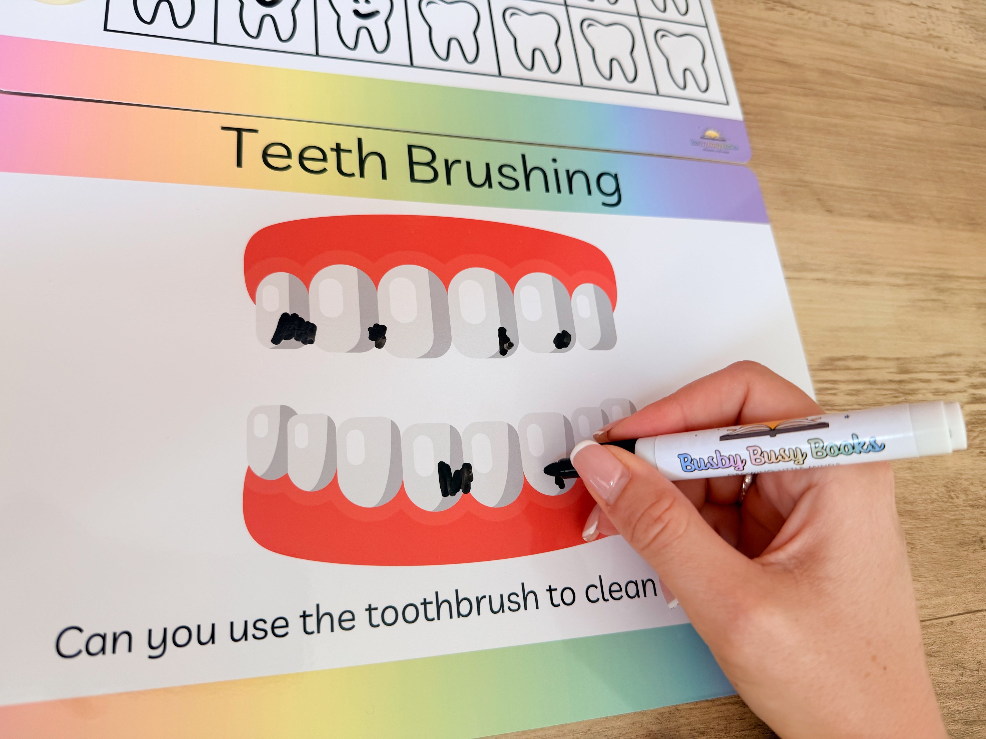 Teeth Brushing Reward Chart & Activity