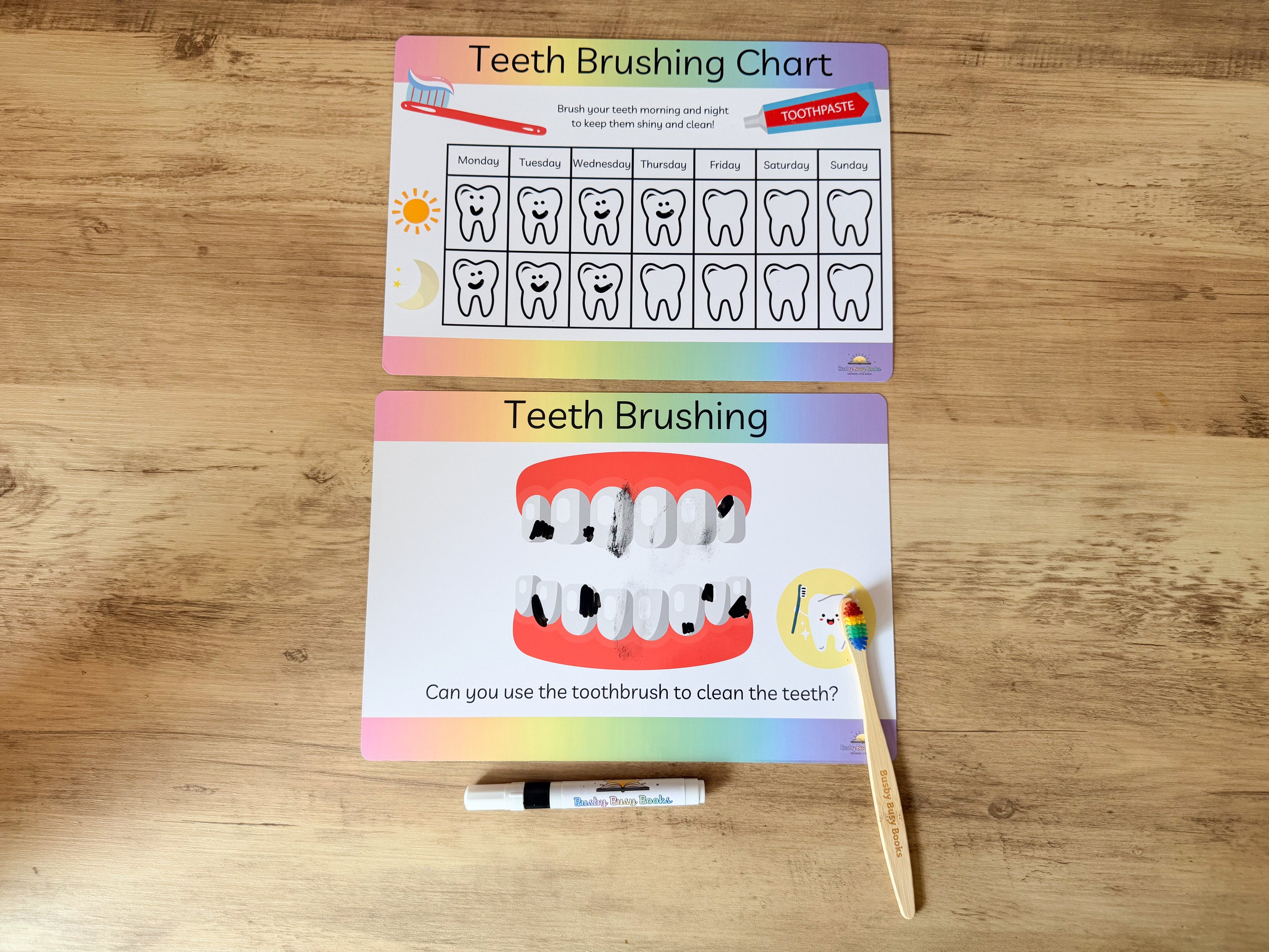 Teeth Brushing Reward Chart & Activity