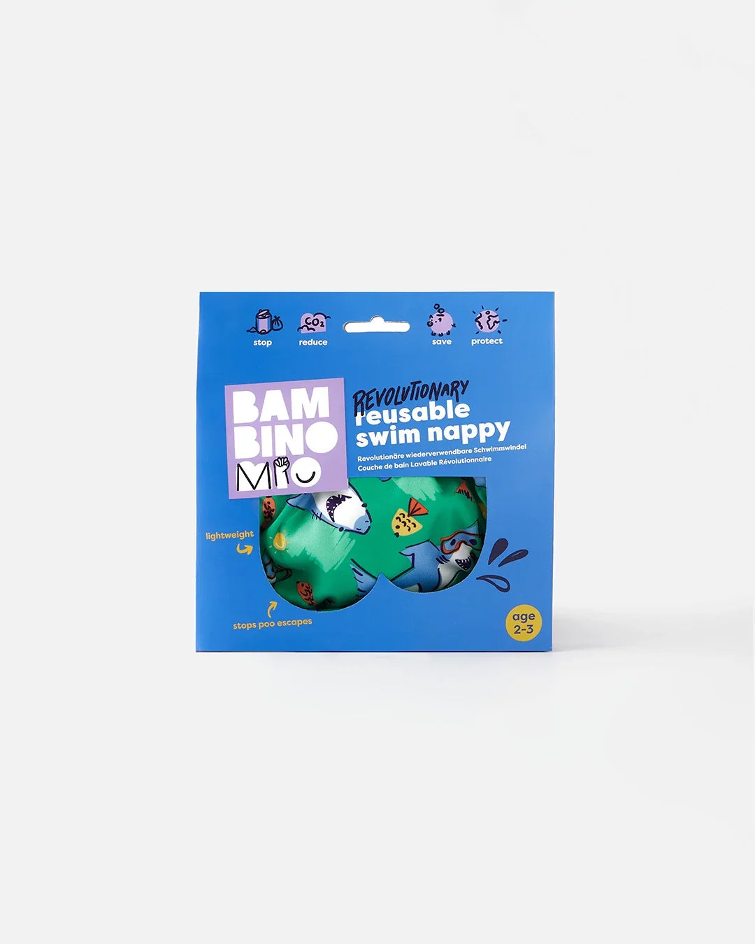 Reusable Swim Nappy in Bubbles