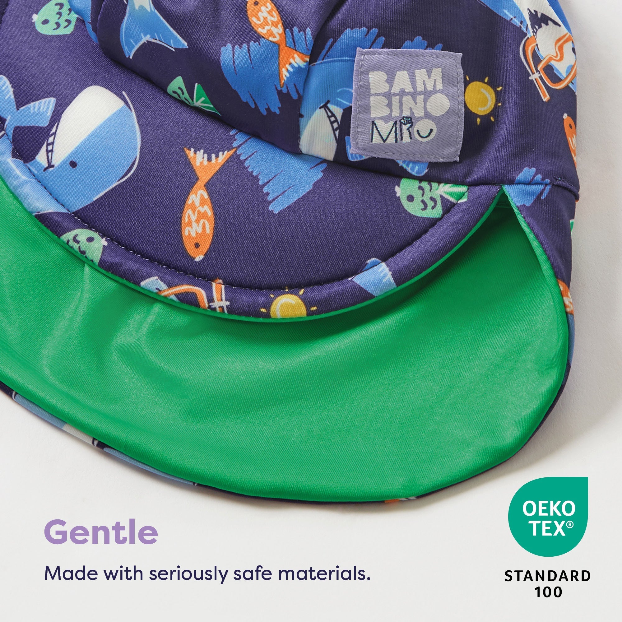 UPF 40+ Reversible Swim Hat for Babies in Nice
