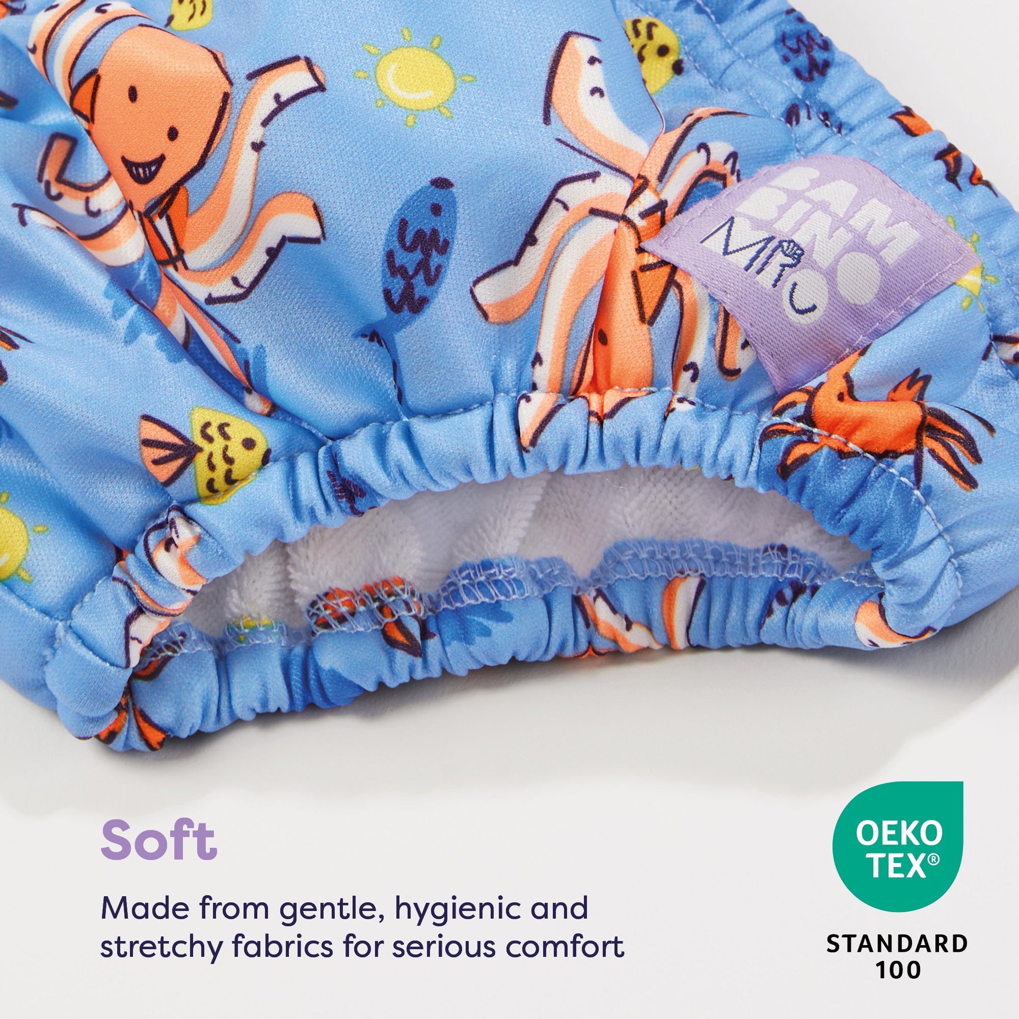 Reusable Swim Nappy in Pineapple Party