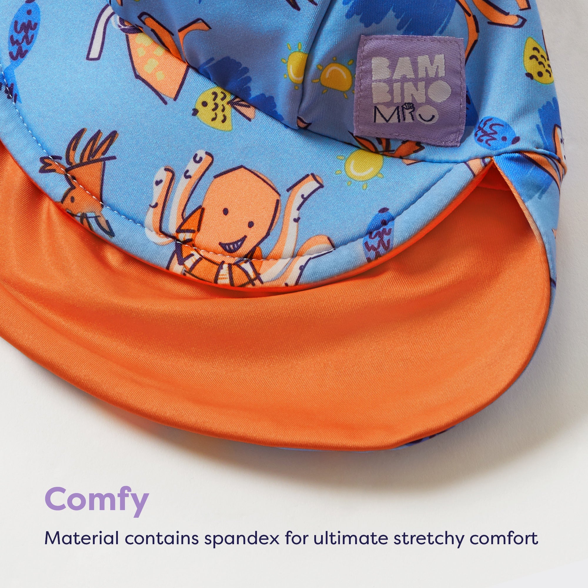 UPF 40+ Reversible Swim Hat for Babies in Nice