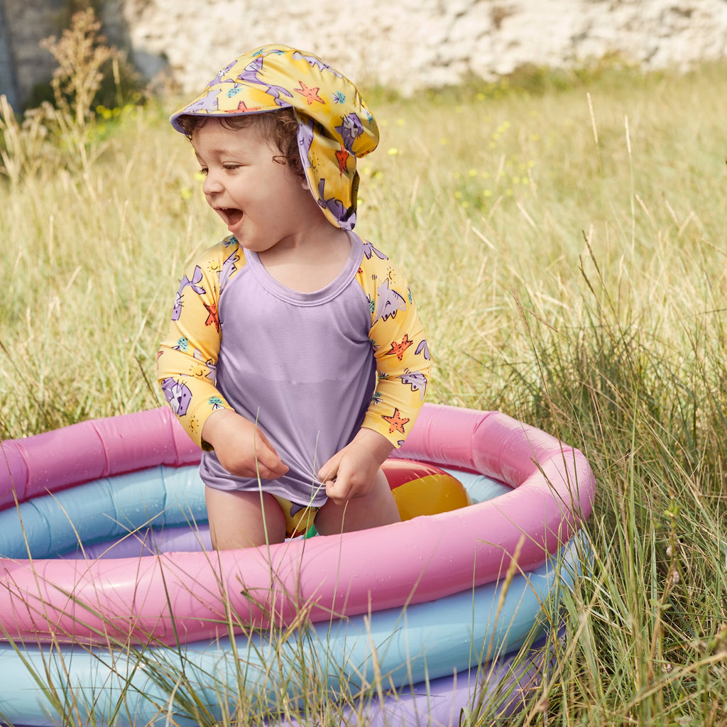 Reusable Swim Nappy in Pineapple Party