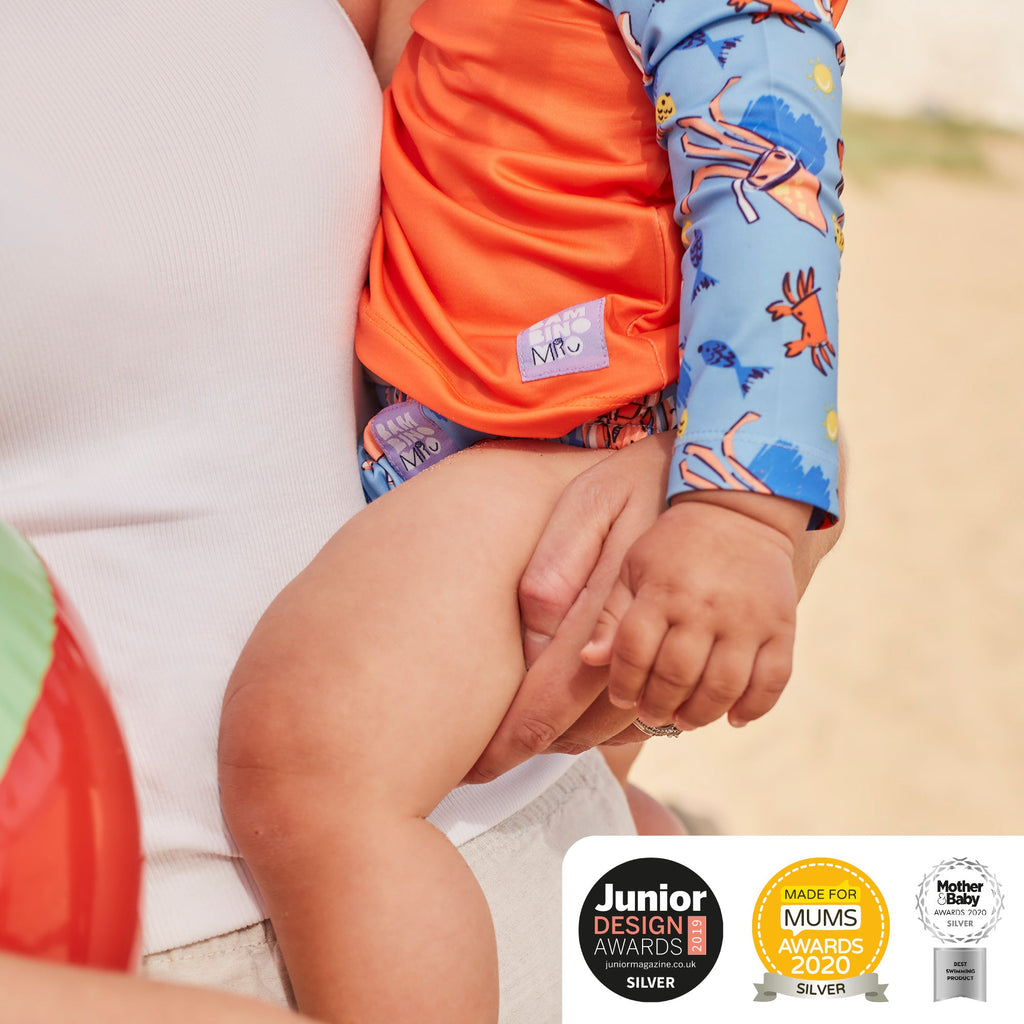 Reusable Swim Nappy in Pelican Pier