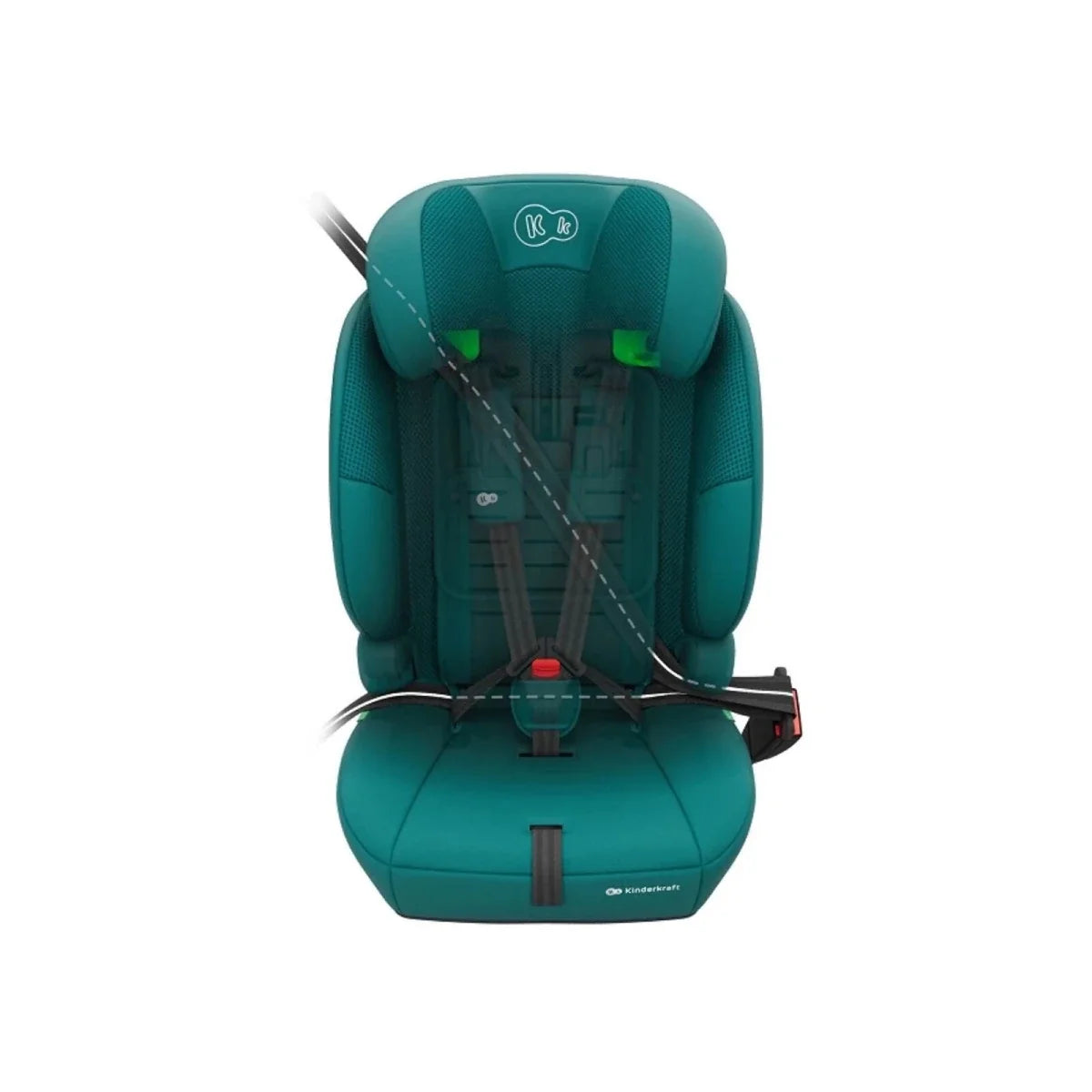 Kinderkraft Comfort Up 2 Plus Group 1/2/3 i-Size Car Seat - Green