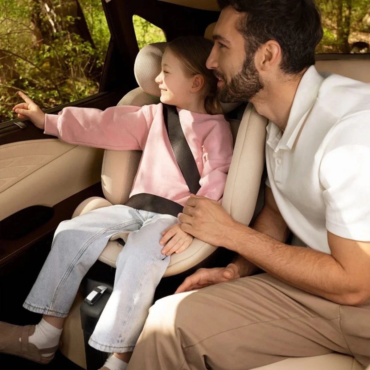 Kinderkraft Endura Safe Car Seat Modular System - Beige