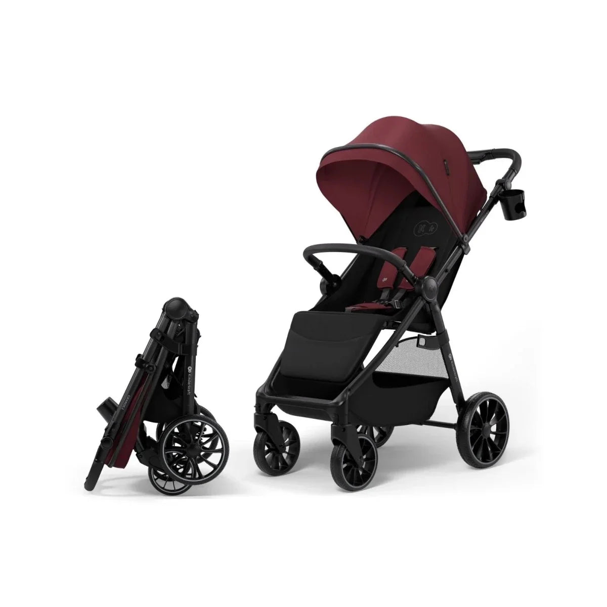 Kinderkraft Grande 2 Stroller - Dark Ruby