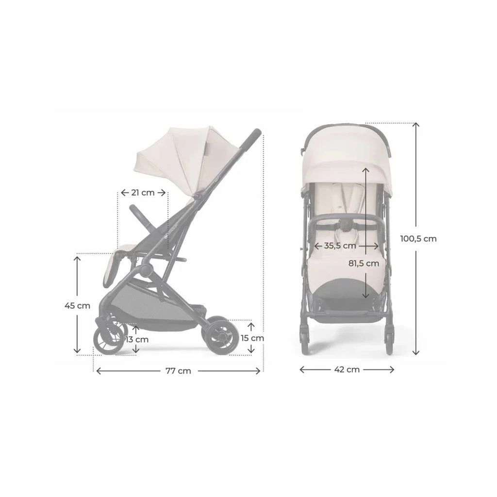 Kinderkraft Indy 3 Stroller - Misty Beige