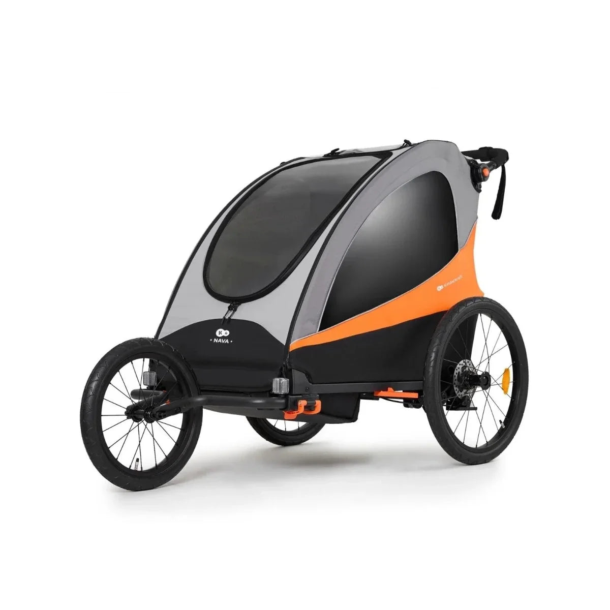 Kinderkraft Nava 3-in-1 Stroller - Sunny Orange