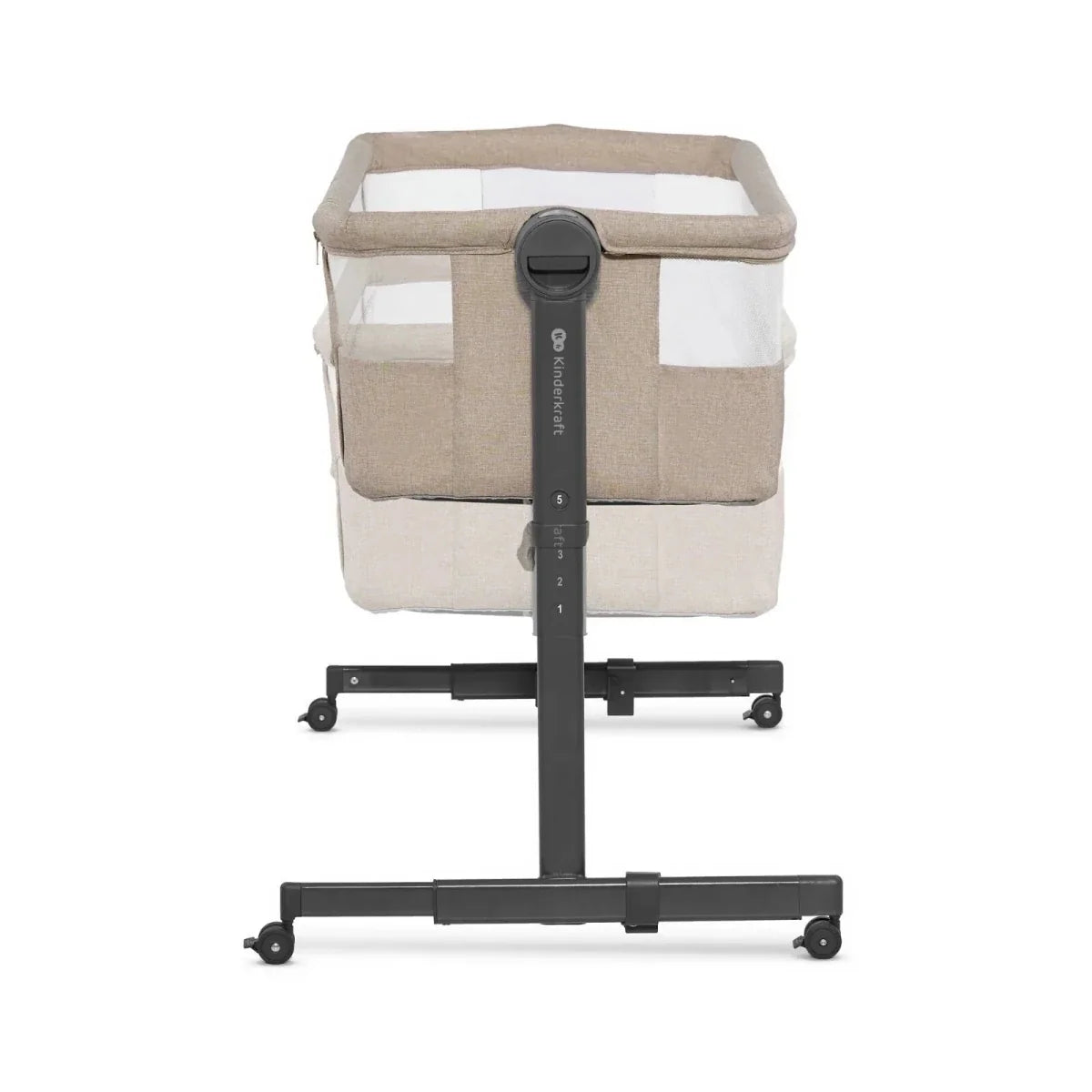 Kinderkraft Nestee Up 2 Bedside Crib - Beige