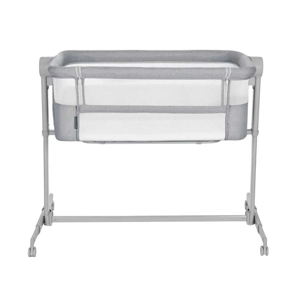 Kinderkraft Nestee Up 2 Bedside Crib - Full Light Grey