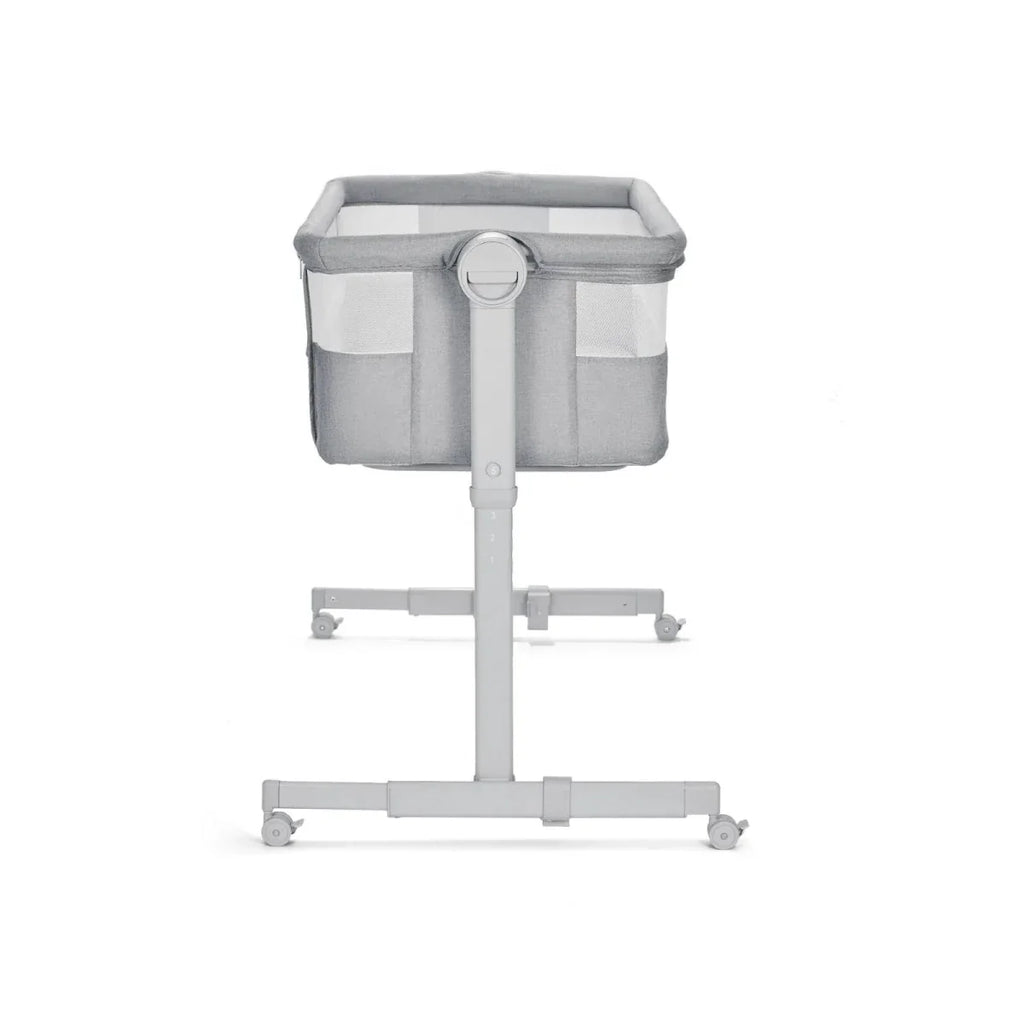 Kinderkraft Nestee Up 2 Bedside Crib - Full Light Grey