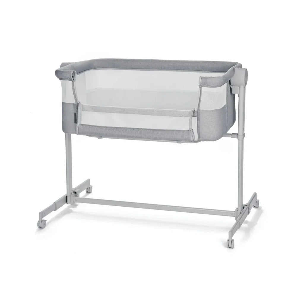 Kinderkraft Nestee Up 2 Bedside Crib - Full Light Grey